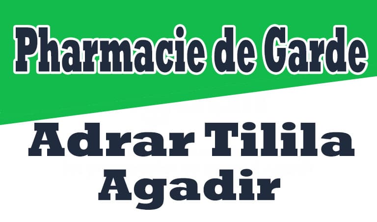 Lire la suite à propos de l’article Pharmacie de Garde Agadir Adrar Tilila