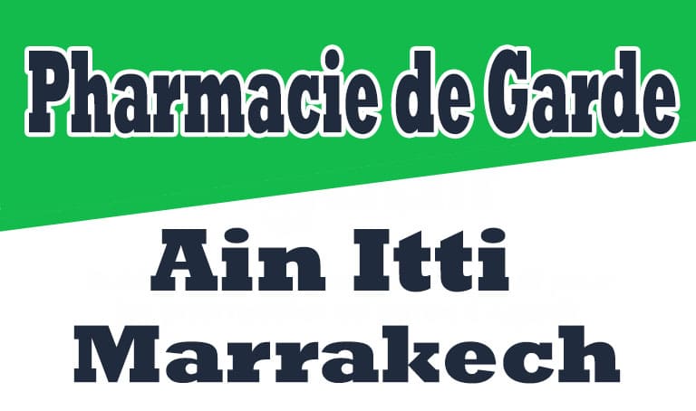 Lire la suite à propos de l’article Pharmacie de Garde Marrakech Ain Itti