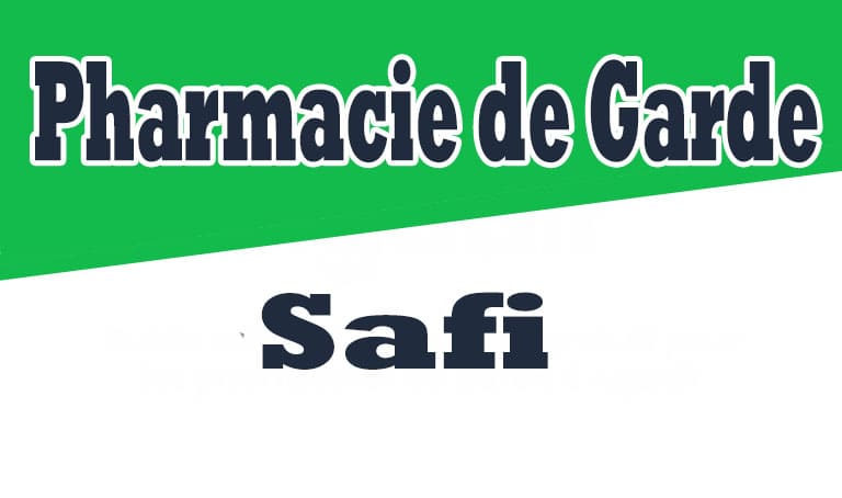 Lire la suite à propos de l’article Pharmacie de Garde Safi